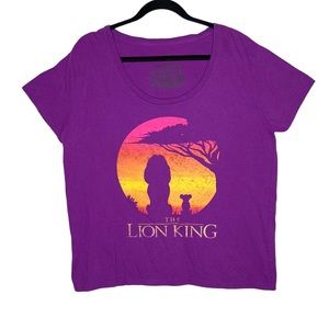 Disney Purple The Lion King Tee Size XL